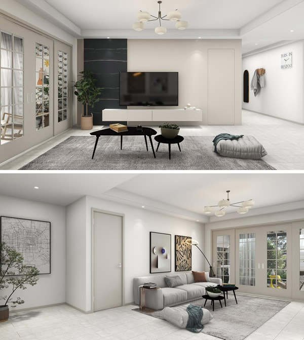 驪住全屋定制|171m2現(xiàn)代簡約風，每一個空間都美的自然！
