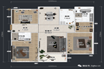 驪住全屋定制|171m2現代簡約風，每一個空間都美的自然！