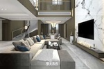 夢天木門 | 案例賞析丨438m2自建別墅，都市輕奢，涵養三代同堂理想之所