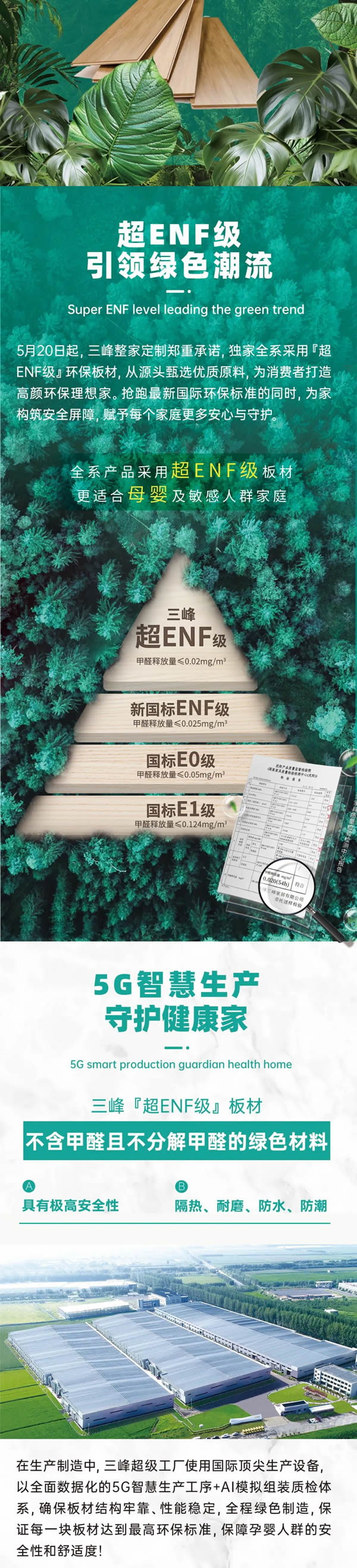 三峰整家定制|家居環保新上限！『超ENF級』到底是何方神圣？