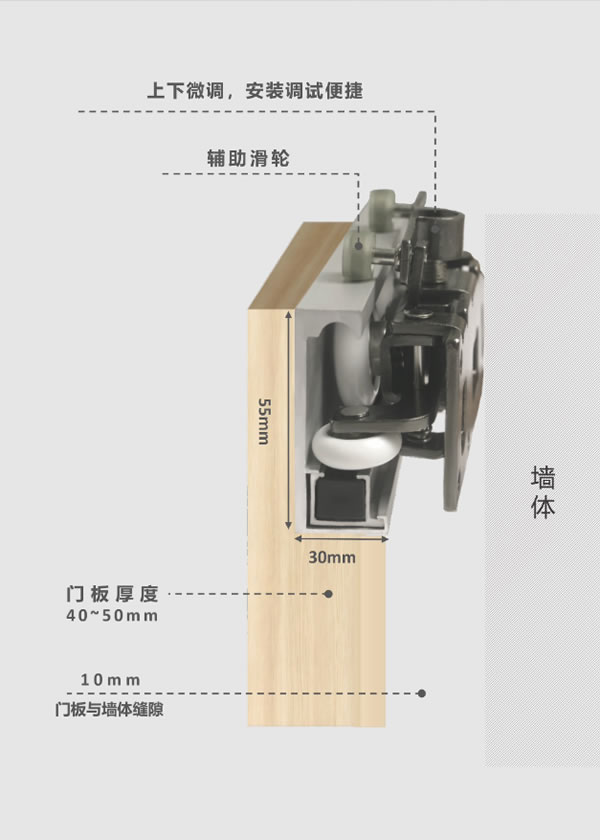 慕友無(wú)漆木門 · 節(jié)約空間 大氣時(shí)尚的幽靈門