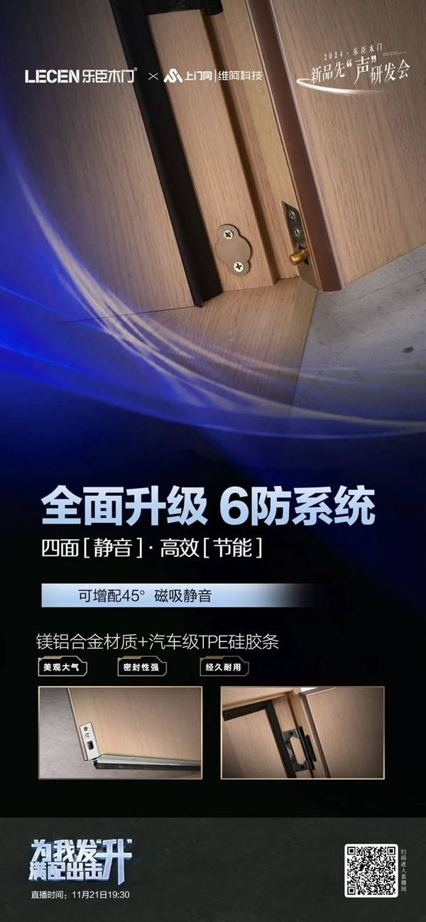 樂臣木門 | 滿配 見證一個品牌的高度|2024樂臣木門新品先“聲”研發會 產品全面升級