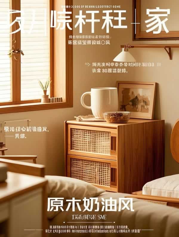 開開木門 | 原木奶油風，把溫柔的自然搬回家