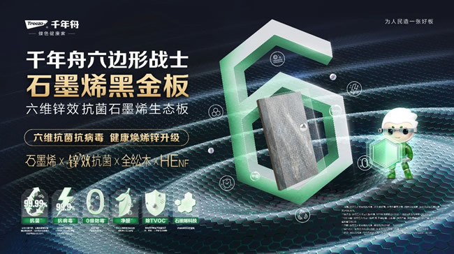千年舟 | 以黑金之名，賦健康之能，石墨烯黑金板掀起家裝新浪潮