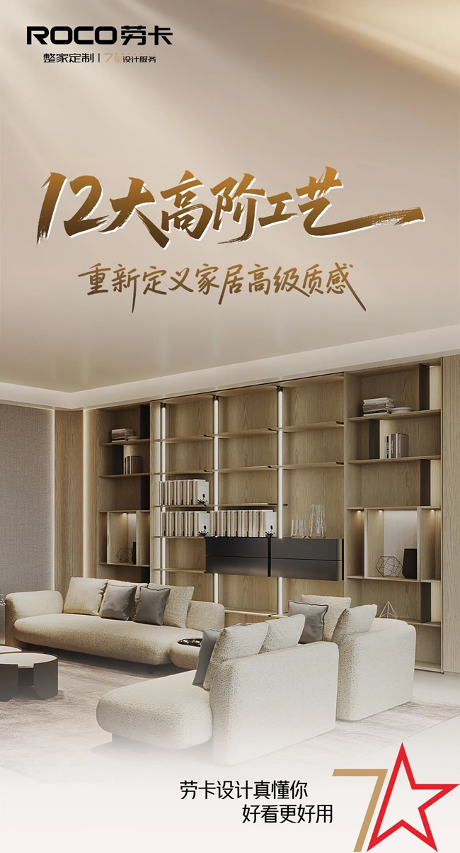 勞卡全屋定制 | 勞卡12大高階工藝 重新定義家居高級質感
