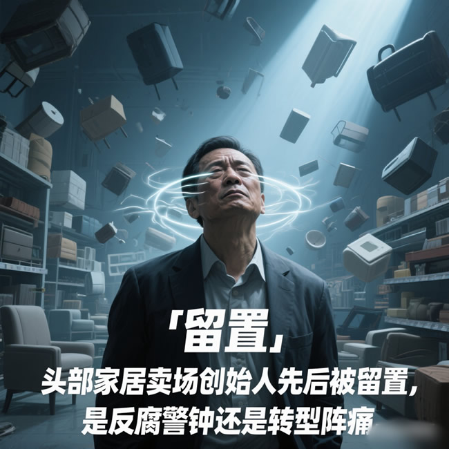 頭部家居賣場創始人先后被留置，是反腐警鐘，還是轉型陣痛？
