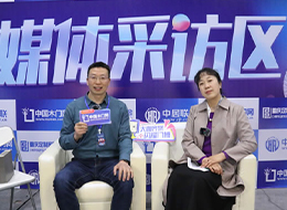 2023重慶門博會，中國木門網專訪拓遠新材譚耀東