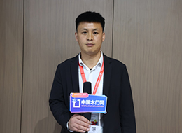 2023北京門展，中國木門網專訪木色優品木門總經理劉彩占